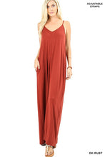 Load image into Gallery viewer, V-Neck Cami Maxi Dress with Side Pockets
