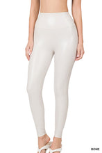 Load image into Gallery viewer, High Rise Faux Leather Leggings
