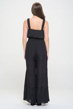 Load image into Gallery viewer, ELASTIC STRAP TIERED JUMPSUIT
