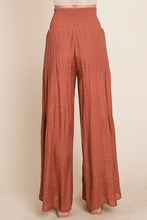 Load image into Gallery viewer, Tie front ruched waist back pants
