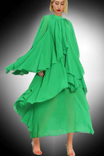 Load image into Gallery viewer, Green Chiffon Layered Dress
